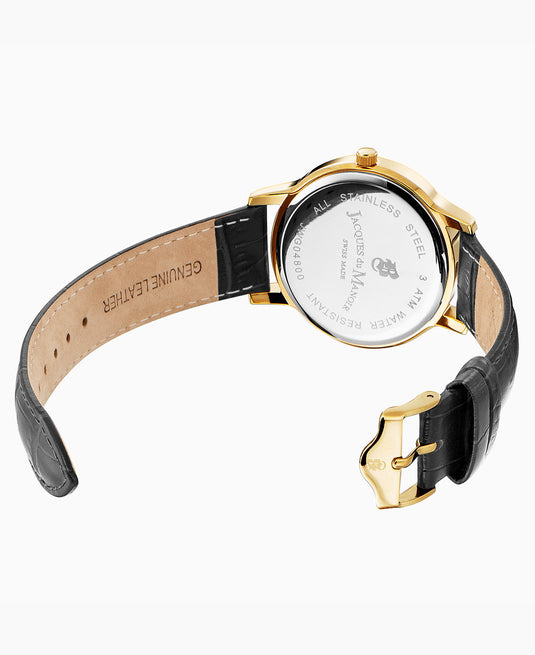 Genesis Black-tone White White Dial