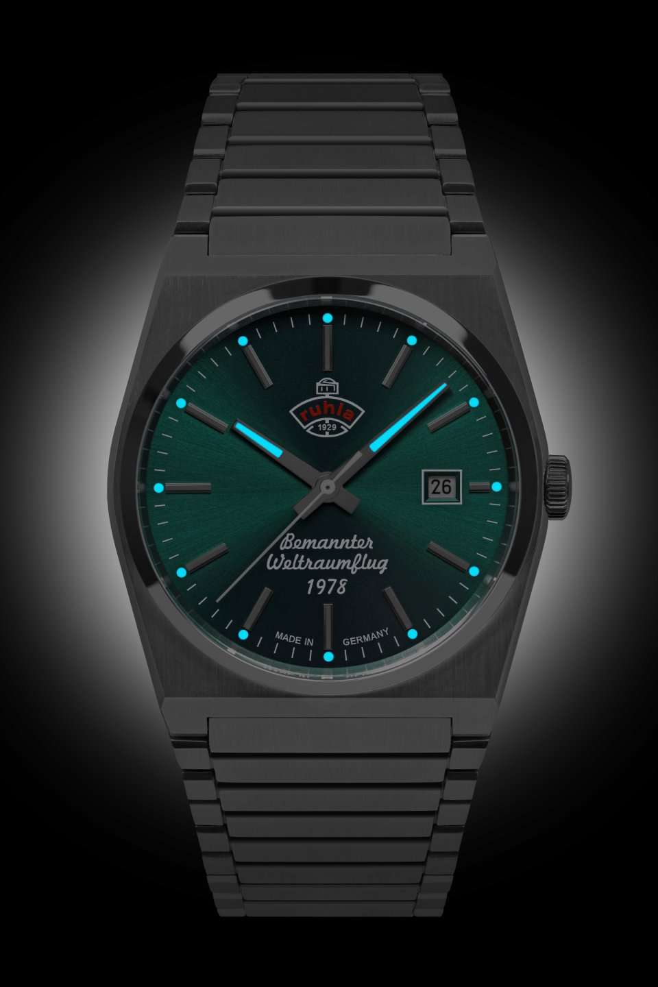 Ruhla Space Control Dark Green Dial Automatic 40mm Men’s Watch