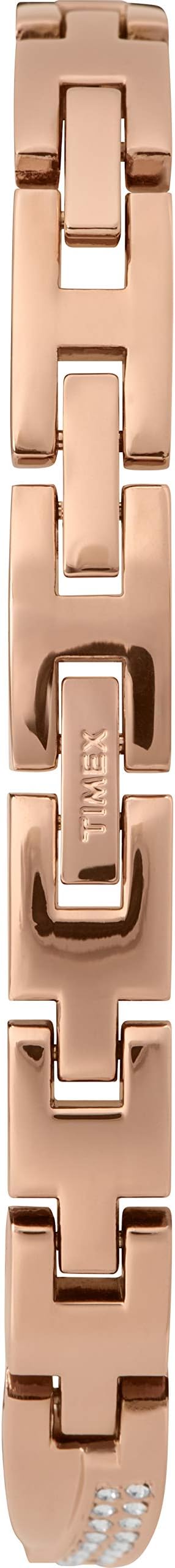 Timex Women’s Trend Rose Gold Dial Watch Crystal Bezel TW2T57900