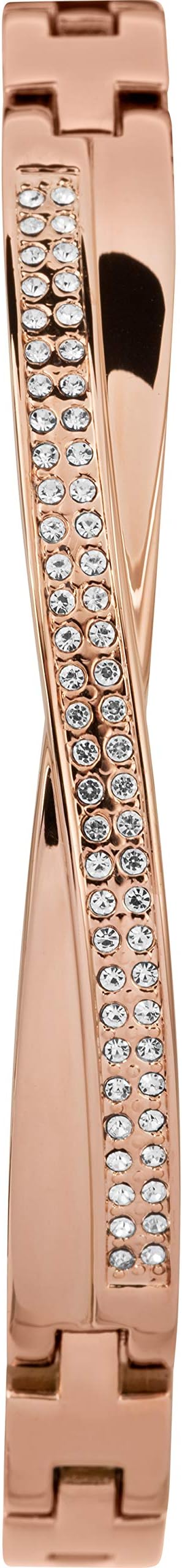 Timex Women’s Trend Rose Gold Dial Watch Crystal Bezel TW2T57900