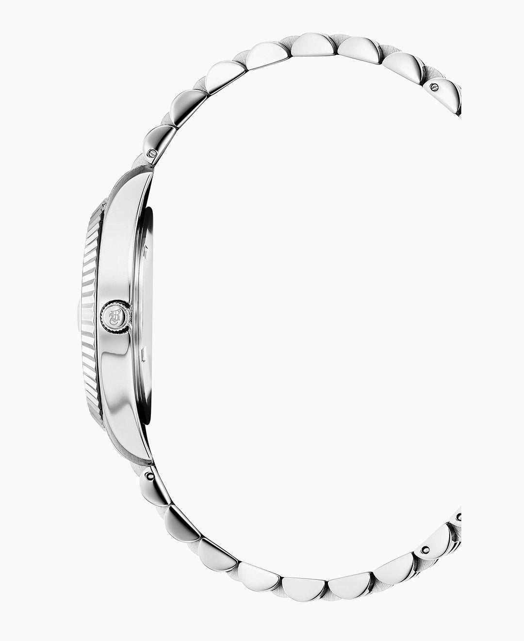 Inspiration Roman Mother of pear dial, stainless steel bracelet Mother-of-Pearl Dial