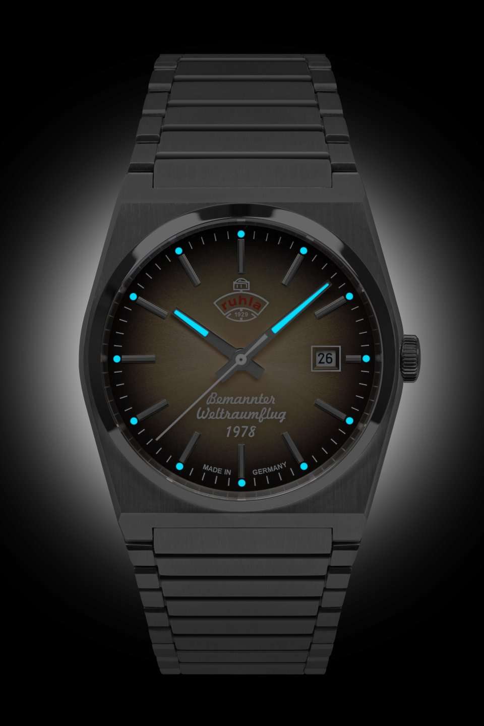 Ruhla Space Control Brown Dial Automatic 40mm Men’s Watch