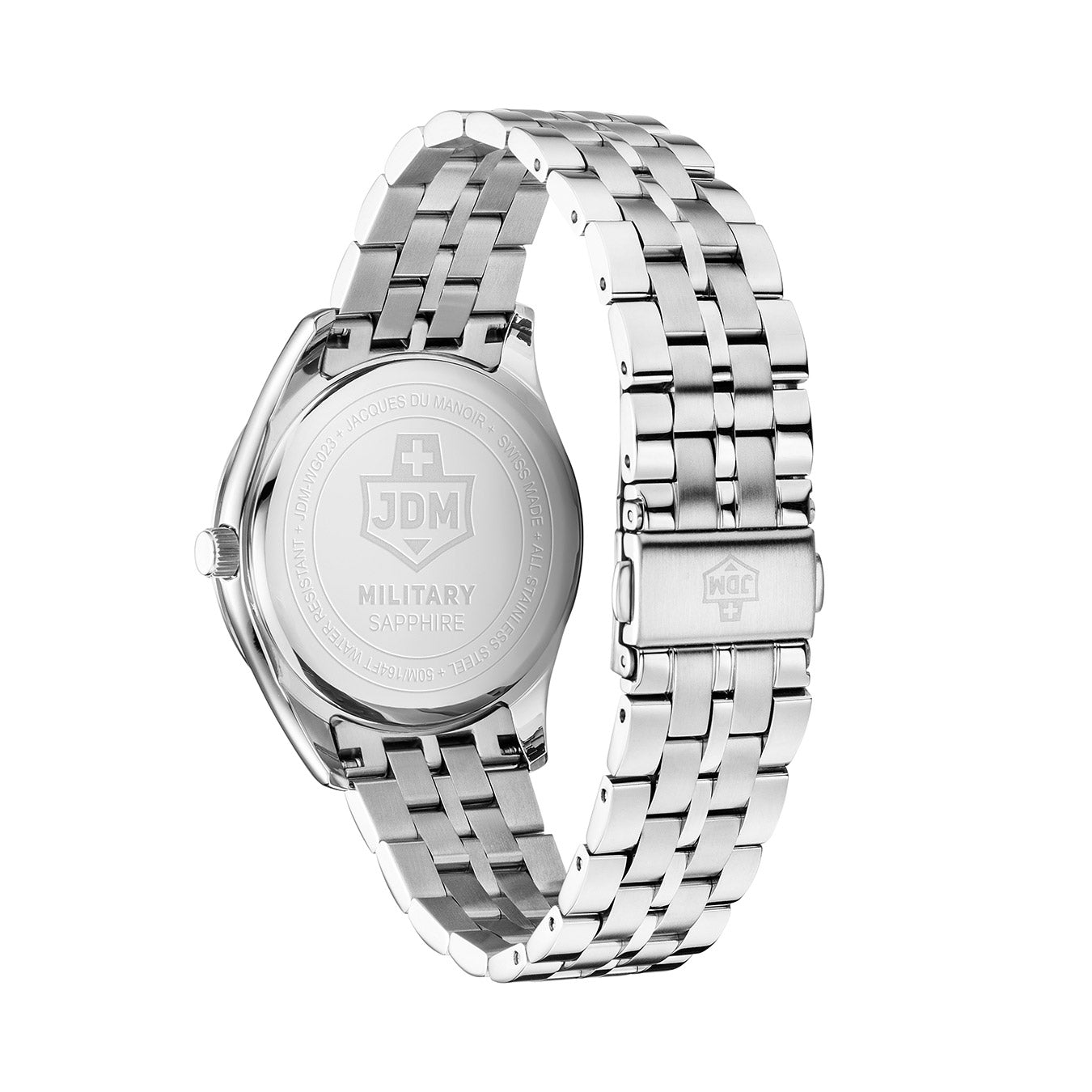 JDM Interlaken Gents JDM-WG023-03 41mm Black Sunray Dial Men’s Dress Watch
