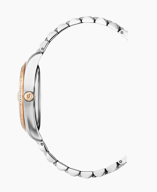 Jacques du Manoir Inspiration 36mm Two-Tone Brown Dial Women’s Dress Watch