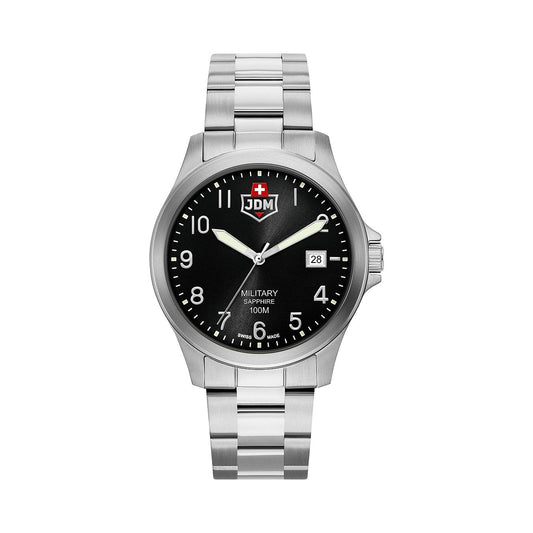 JDM Agent JDM-WG035-01 42mm Black Dial Stainless Steel Men’s Everyday Watch