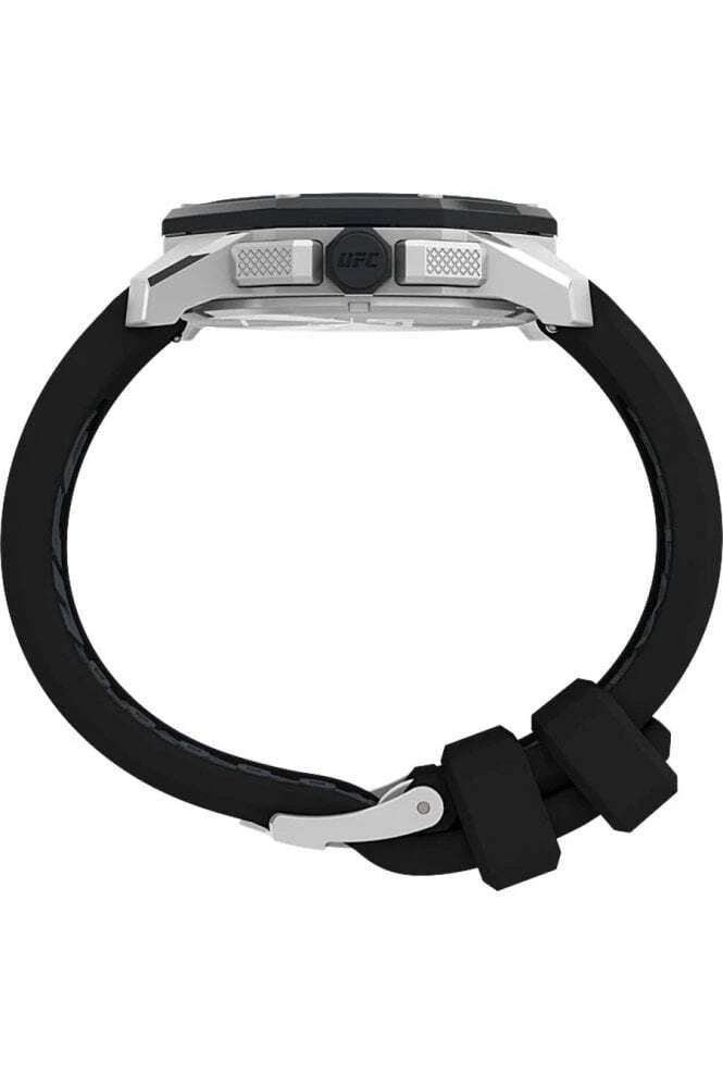 Timex UFC Men’s Chronograph Watch Black Silicone Strap TW2V58600