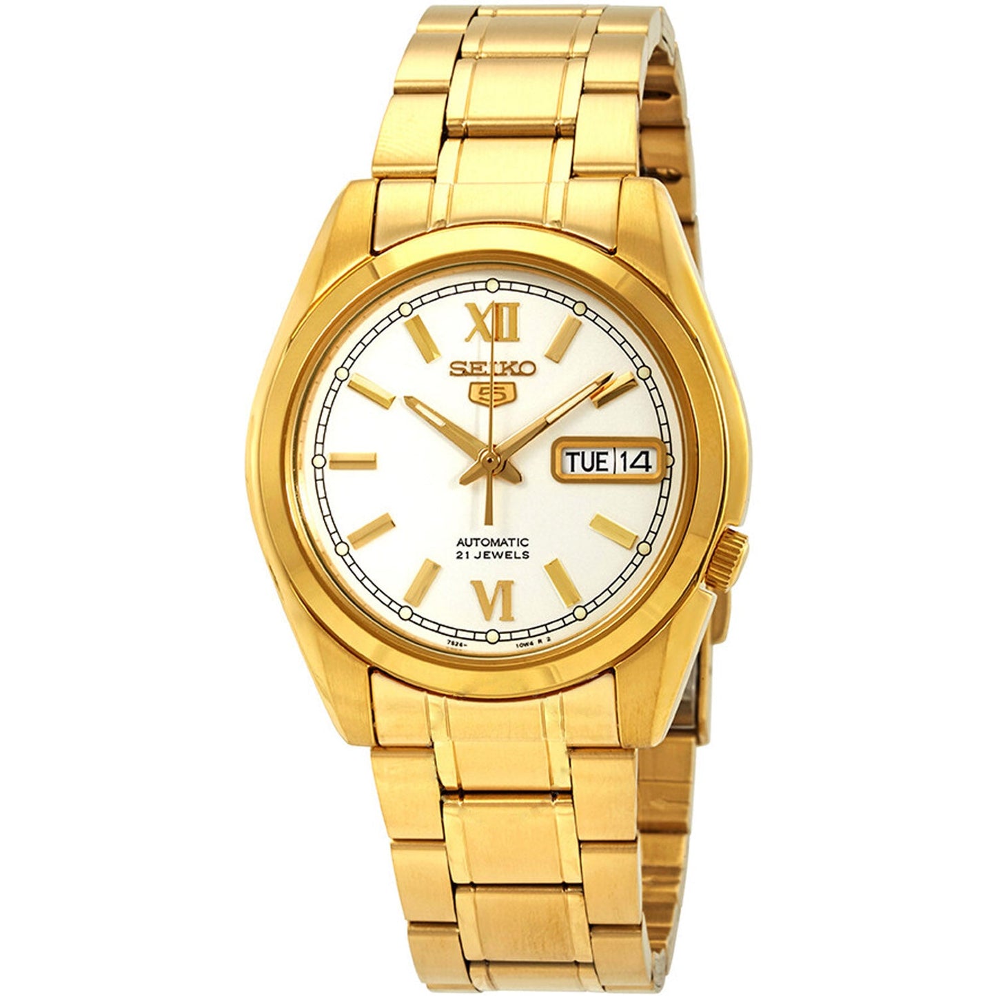 Seiko Series 5 Automatic Men’s Gold Watch SNKL58