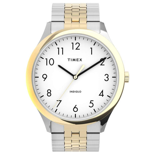 Timex Easy Reader Men’s Quartz Watch Two Tone Bracelet TW2U40000